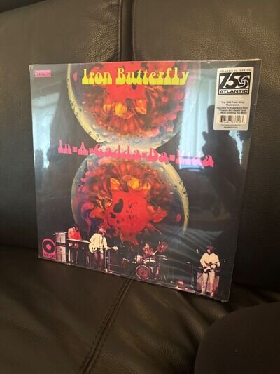 Iron Butterfly - In-A-Gadda-Da-Vida Crystal Clear Vinyl Record LP New and Sealed