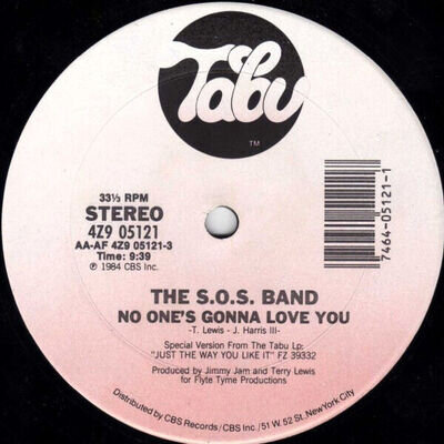 The S.O.S. Band - No One's Gonna Love You, 12", (Vinyl)