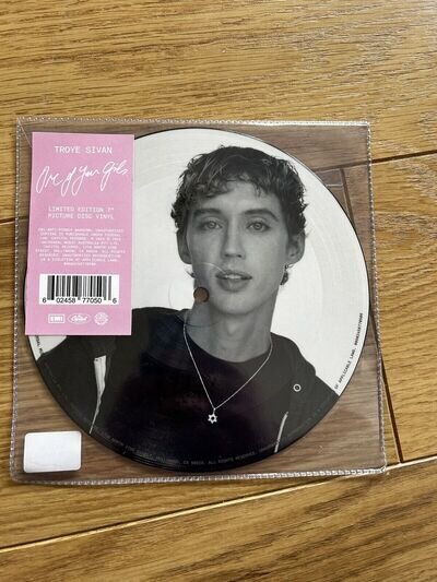 Troye Sivan One of your girls Limited Picture 7" Vinyl Picture Disc Single New