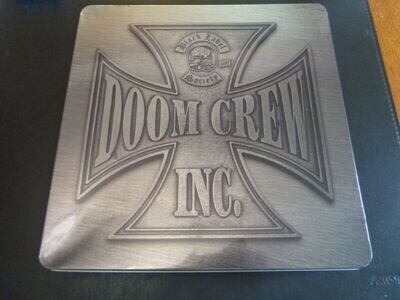 BLACK LABEL SOCIETY DOOM CREW 12" METAL LP HOLDER TIN/BOX ...DAMAGED