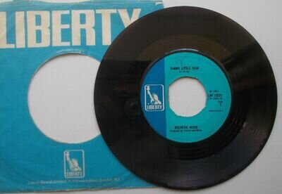 Brenton Wood: "Gimme Little Sign". Liberty LBF 15021. 1967. Original 7" Vinyl 45