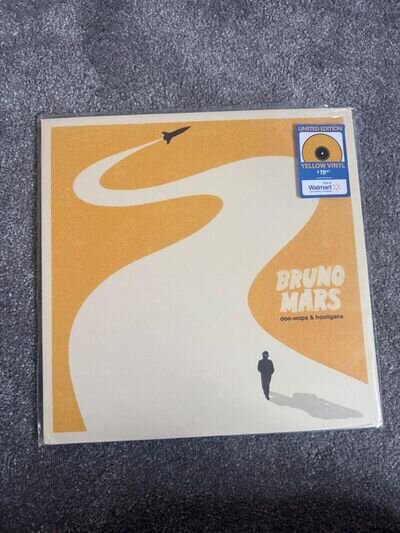 Bruno Mars Doo-wops & Hooligans Vinyl 12" Album Yellow