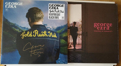 George Ezra – Gold Rush Kid Signed Vinyl LP + Staying at Tamaras Vinyl LP Lot