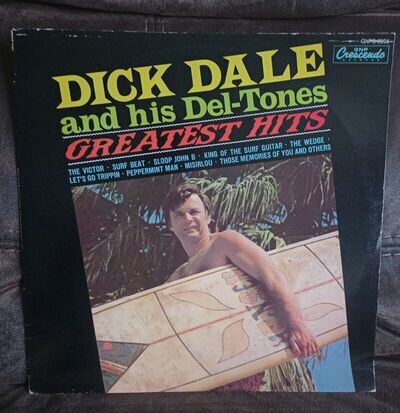 Dick Dale and His Del-Tones GREATEST HITS LP Vinyl Crescendo 2095