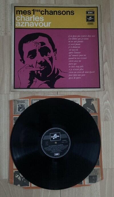 Charles Aznavour ‎– Mes Premières Chansons - Album Vinyl Record 1970 EMI