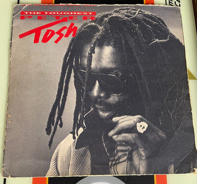 PETER TOSH "THE TOUGHEST" PCS7318 1988 UK LP VINYL PLAY TESTED!