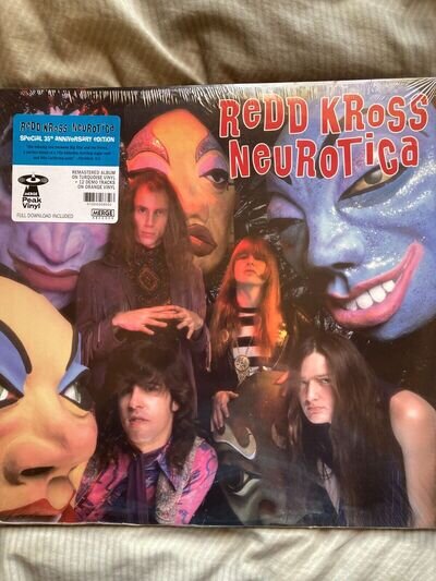 REDD KROSS NEUROTICA LTD 35th ANNIVERSARY ORANGE AND TURQUOISE VINYL 2 x LP, NEW