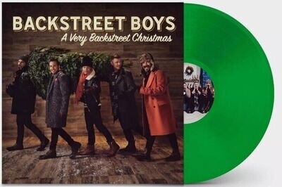 BACKSTREET BOYS A Very Backstreet Christmas, EMERALD GREEN VINYL LP RECORD New!