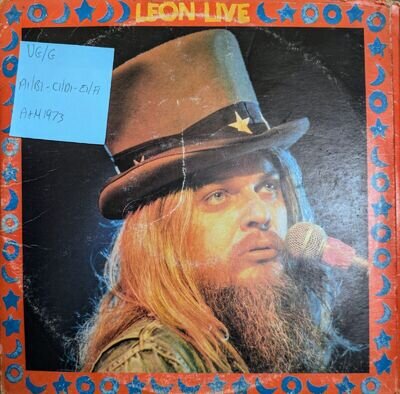 Leon Russell Leon Live Vinyl Record VG/G AMLX3801 1973