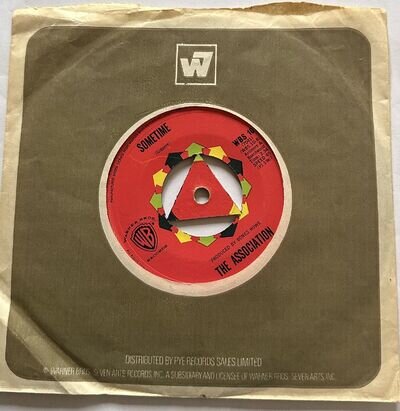 THE ASSOCIATION ~ Windy / Sometime ~ 7” 45 WARNER BROS 1967 WBS 10