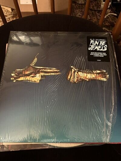 Run The Jewels 2-LP (Double ) Run The Jewels 3 - Gold Vinyl +