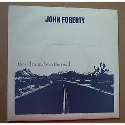 JOHN FOGERTY OLD MAN DOWN THE ROAD 7" P/S (CREEDENCE CLEARWATER REVIVAL) UK