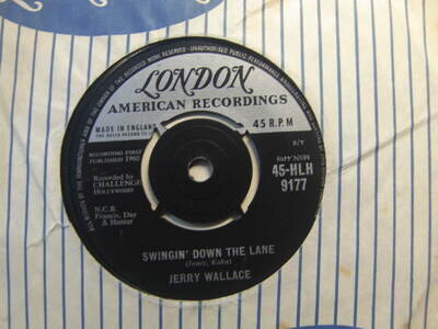 Jerry Wallace – Swingin Down the Lane 1960 7” London HLH 9177