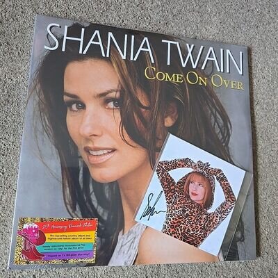 Shania Twain SIGNED - Come On Over (25th Anni Diamond Edition) Vinyl (2xLP) NEW