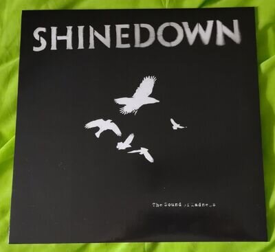 SHINEDOWN 'THE SOUND OF MADNESS' ORIGINAL WHITE VINYL OOP RARE NEW UNSEALED