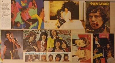 Lots of ROLLING STONES / MICK JAGGER Posters / Clippings & more Classic ROCK