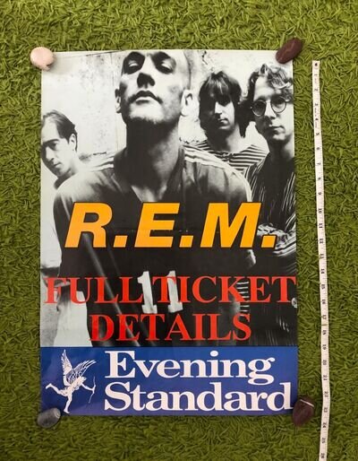 R.E.M. Monster Tour London Evening Standard tickets details poster July 1995