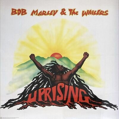 BOB MARLEY & WAILERS 'Uprising' Window Poster 8"x8" reprint