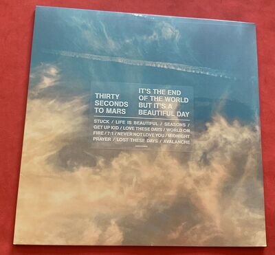 30 Seconds To Mars – It's The End Of The World...ORANGE Vinyl LP, Mint, Sealed.