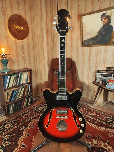 Orfeus Orpheus Hebros ELECTRIC Guitar Bulgaria USSR Soviet vintage EB ES