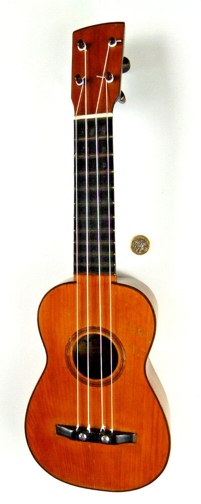 ANTIQUE VINTAGE UKULELE JOSE ALVAREZ TELESFORO JULVE 1920s-30s BARCELONA SPAIN