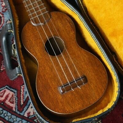 Vintage 1920~1930's Martin Soprano Ukulele Style-1 With Hard Case