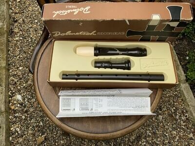 Vintage Dolmetsch Treble Recorder Made In England