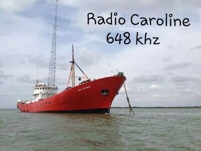 RADIO CAROLINE VIYNL STICKER