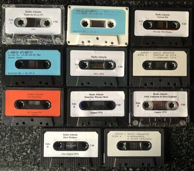 Pirate Radio Eleven Various cassette tapes Radio Atlantis (70s) See Photo