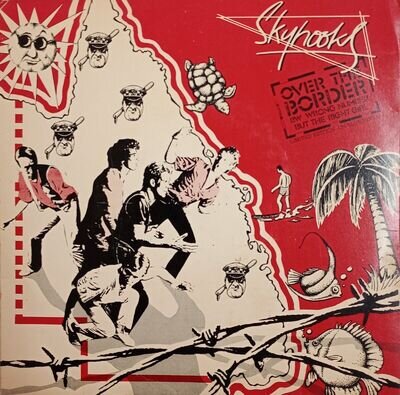 Over The Border - Skyhooks (1979 Australia) BLUE VINYL LIMITED EDITION