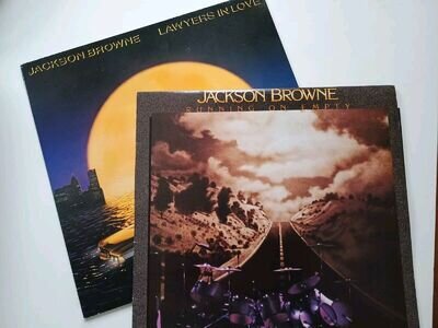 JACKSON BROWNE Lawyers In Love & Running On Empty LPs Fully Playtested