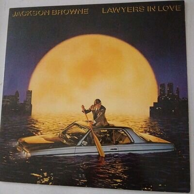 JACKSON BROWNE LAWYERS IN LOVE VINYL ALBUM LP (ORIGINAL 1983) FREE UK DELIVERY