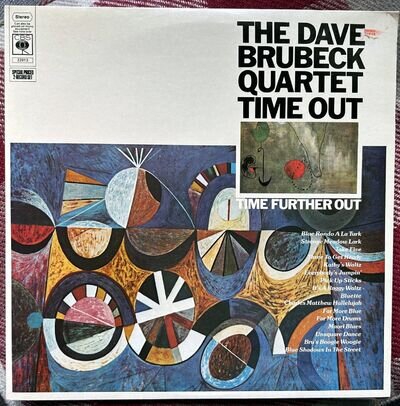 THE DAVE BRUBECK QUARTET - TIME OUT / TIME FURTHER OUT CBS 22013 A2 B2 EX+ UK