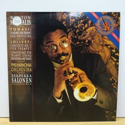 IM 42096 TOMASI JOLIVERT Trumpet Con WYNTON MARSALIS SALONEN CBS STEREO LP NM