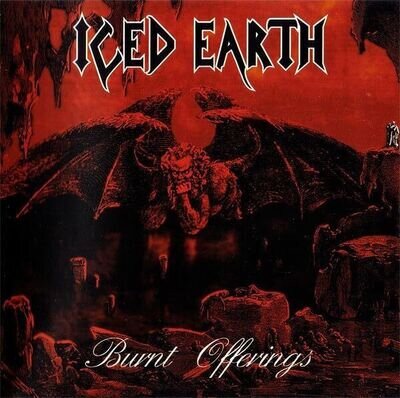 Iced Earth Burnt Offerings (Black In Red) Vinyl NEW