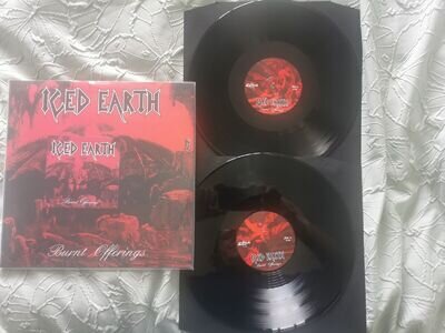 ICED EARTH BURNT OFFERINGS 12"DOUBLE BLACK VINYL NEW