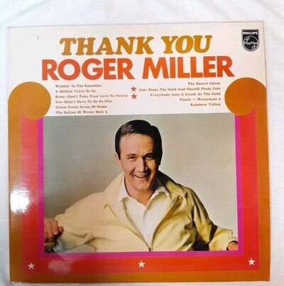 ROGER MILLER - THANK YOU (UK STEREO LP) Excellent Condition.