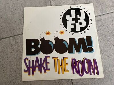 Jazzy Jeff & Fresh Prince – Boom! Shake The Room 12" Single Vinyl Record 1993 UK