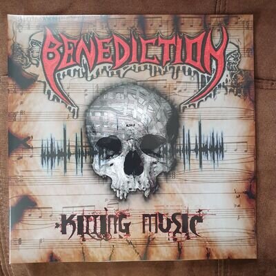 Benediction - Killing Music Grey/White Splatter Vinyl