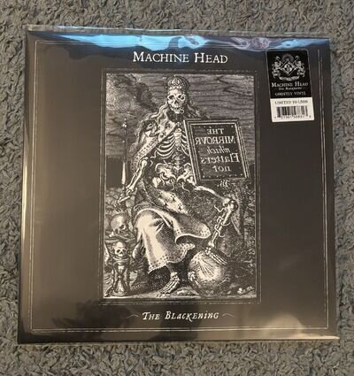 Machine Head-The Blackening-Double Ghostly Black Vinyl-As New Limited to 1500