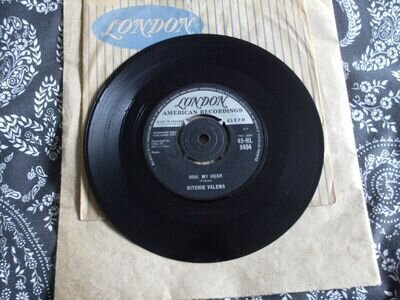 WILD 'VALENS' ROCKER=RITCHIE VALENS*OOH MY HEAD*(U.K.LONDON 45) 1959 EX