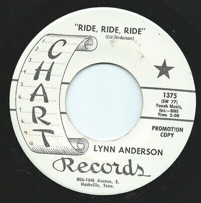 Lynn Anderson - Ride, Ride, Ride (7", Promo)