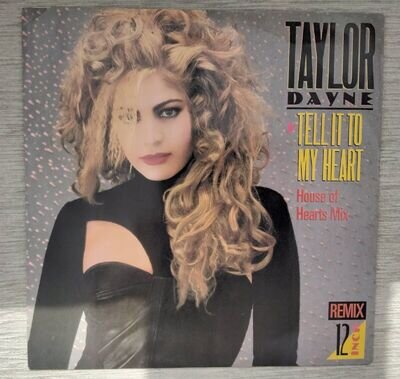 TAYLOR DAYNE - TELL IT TO MY HEART (HOUSE OF HEARTS MIX) - 12" SINGLE EX+