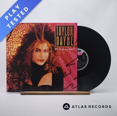 Taylor Dayne Tell It To My Heart LP Album Vinyl Record 208 898 Arista - EX/EX