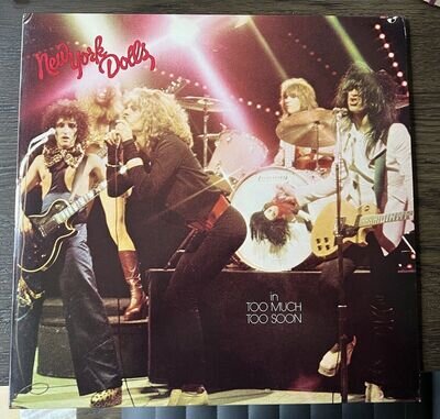 New York Dolls Too Much Too Soon 12” LP Orig 1974 Release US Import