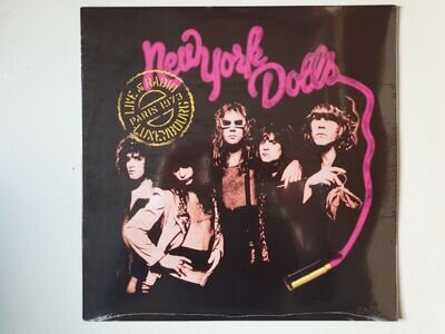 NEW YORK DOLLS Live At Radio Luxembourg Paris 1973 vinyl LP NEW SEALED