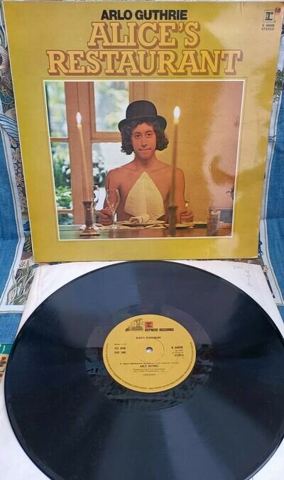 ARLO GUTHRIE 'Alice's Restaurant' EX+ Reprise records 1967 First press Vinyl