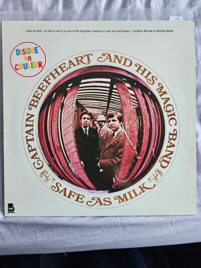 Captain Beefheart And His Magic Band – Safe As Milk, BD 60017, 1976 (RED VINYL)