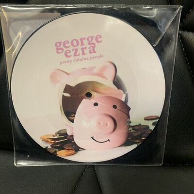 George Ezra Pretty Shining People 7" Pic Disc. Unplayed, Hype Sticker Has Marks