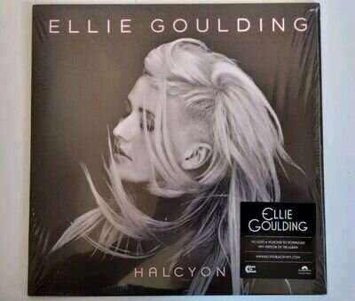 ELLIE GOULDING HALCYON VINYL LP 2015 POLYDOR WITH DOWNLOAD CODE FREE UK PP